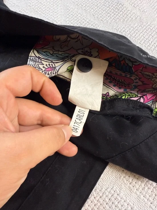 Black Relaxed Utility Jacket Lightweight Minimalist Vera Bradley XL - Picture 4 of 14